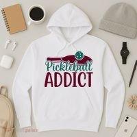 Pickleball Addict Gift For Player Sport Team Hoodie thumb 3