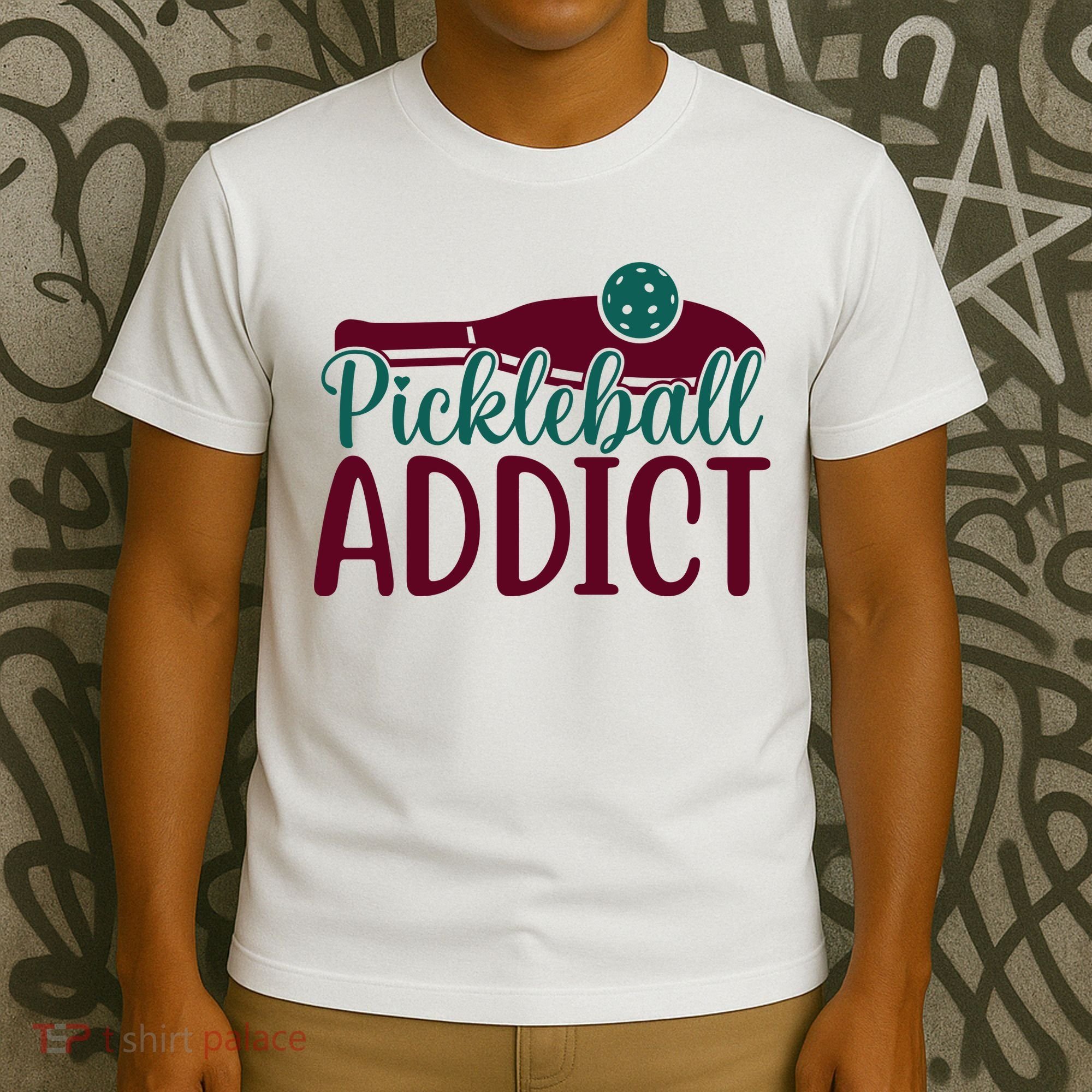 Pickleball Addict Gift For Player Sport Team T-Shirt
