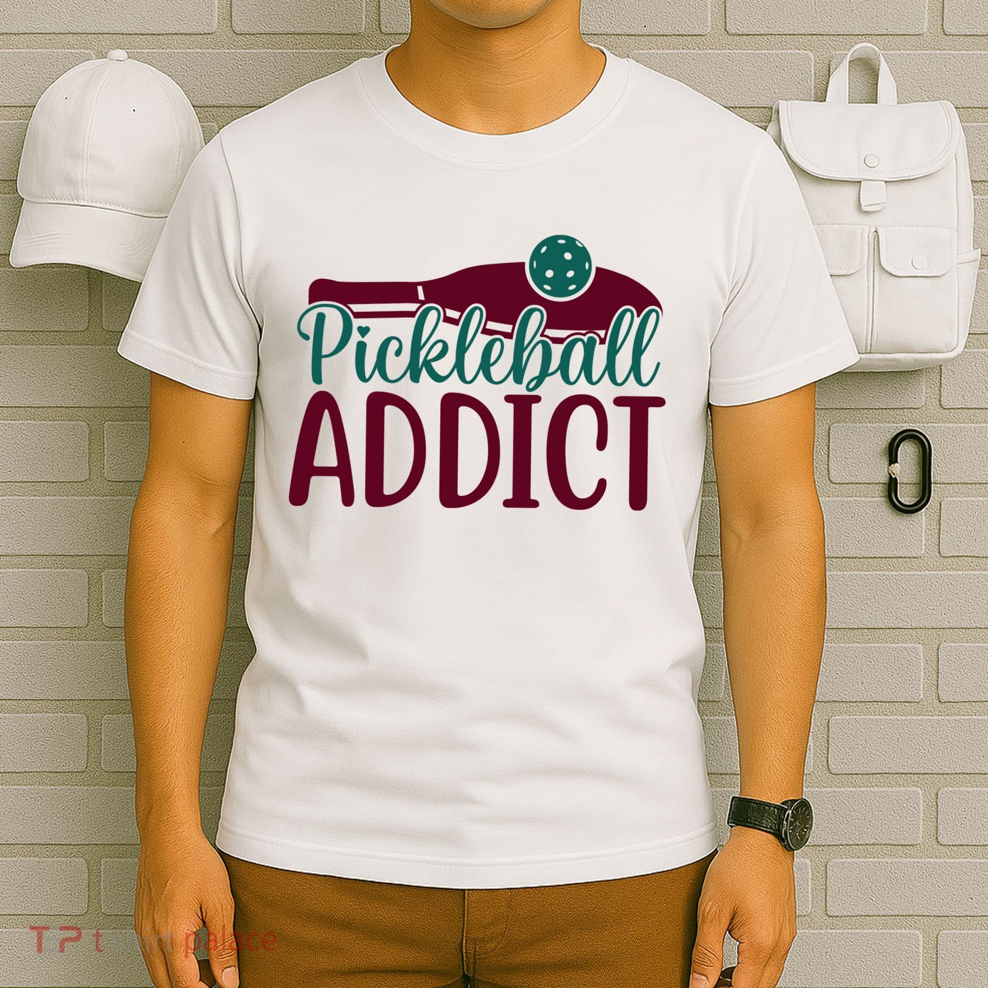Pickleball Addict Gift For Player Sport Team T-Shirt