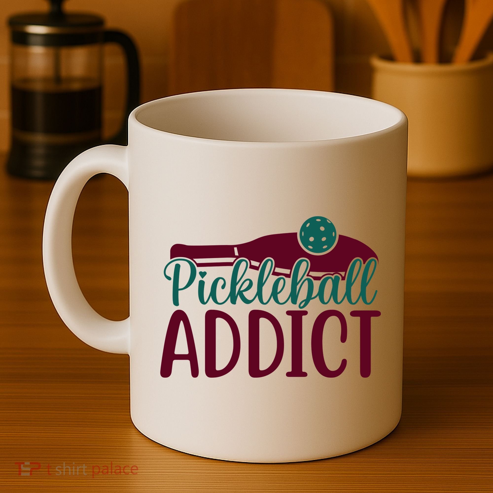 Pickleball Addict Gift For Player Sport Team Coffee Mug