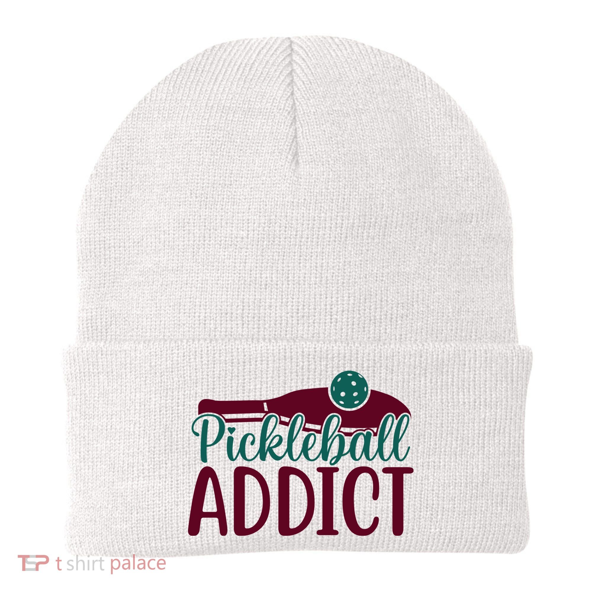 Pickleball Addict Gift For Player Sport Team Beanie