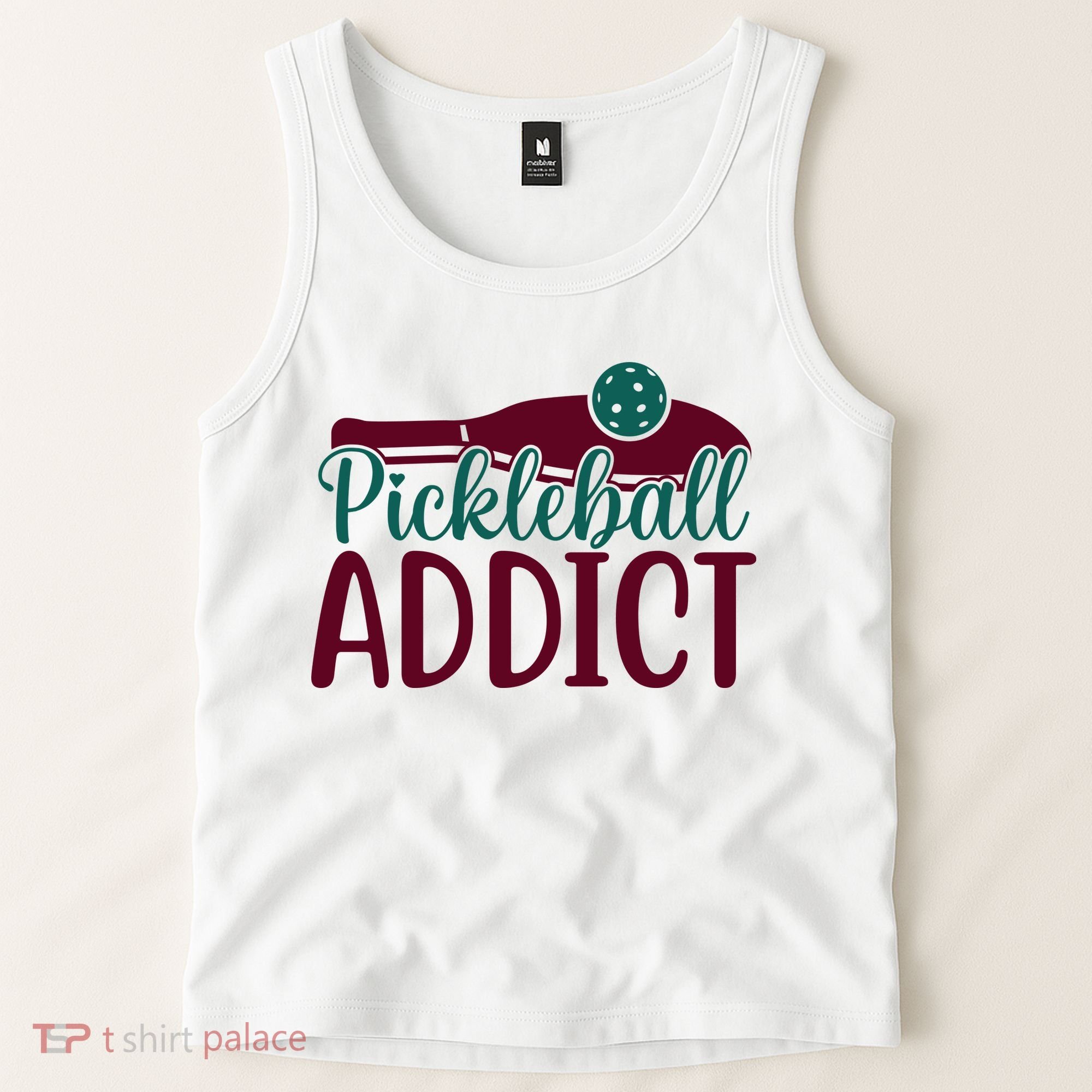 Pickleball Addict Gift For Player Sport Team Tank Top