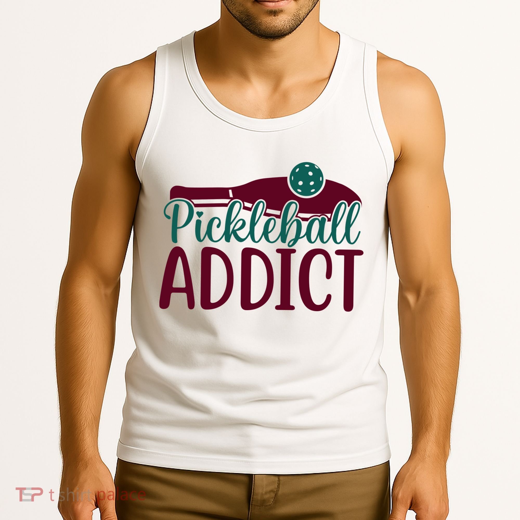 Pickleball Addict Gift For Player Sport Team Tank Top