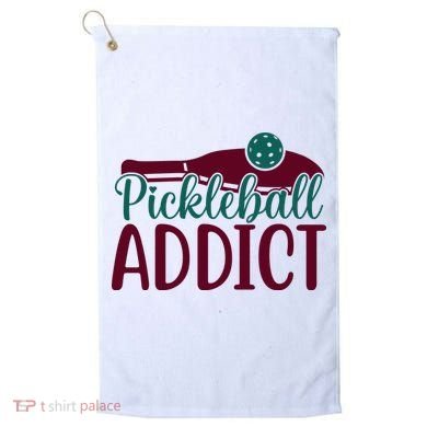 Pickleball Addict Gift For Player Sport Team Golf Towel