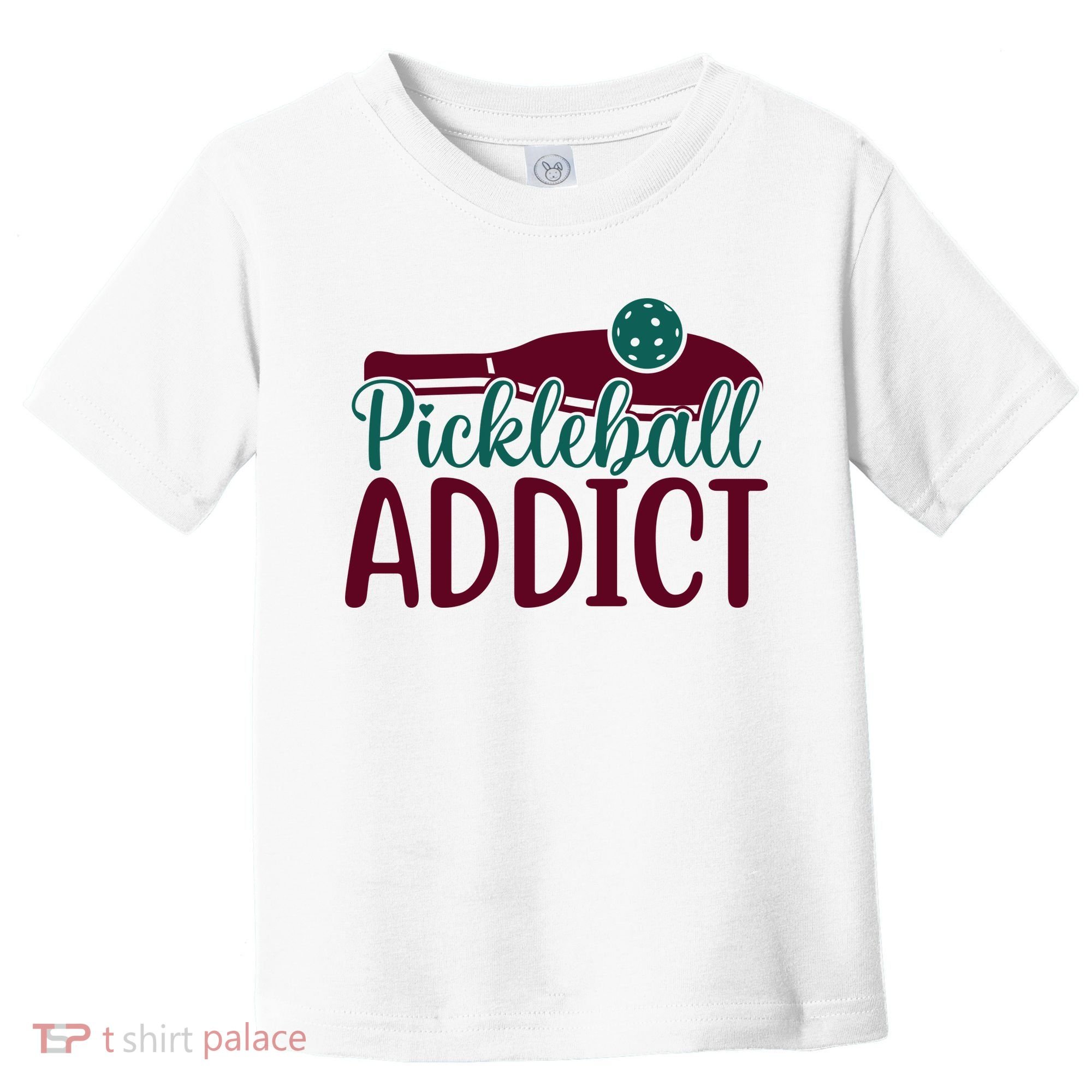 Pickleball Addict Gift For Player Sport Team Toddler T-Shirt