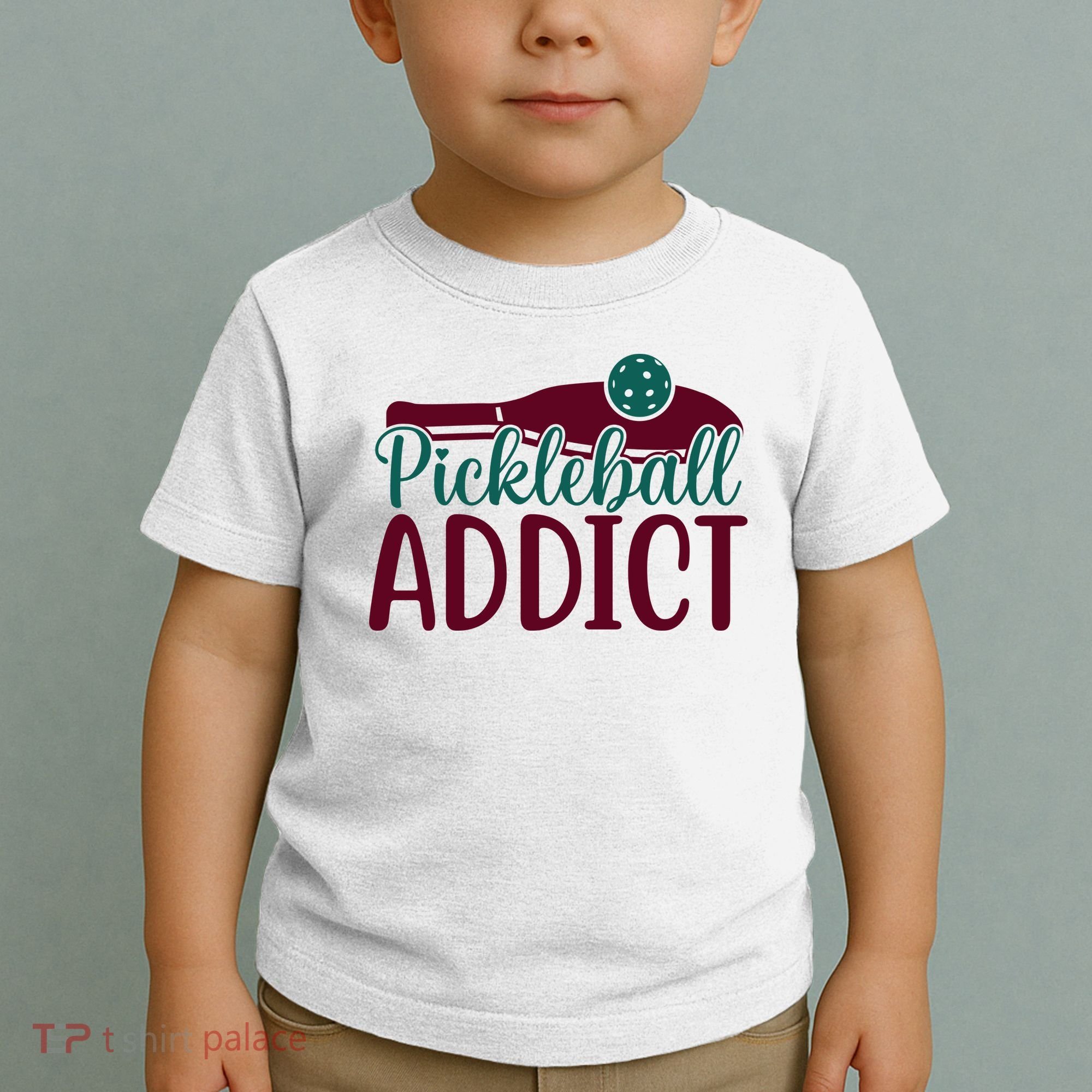 Pickleball Addict Gift For Player Sport Team Toddler T-Shirt