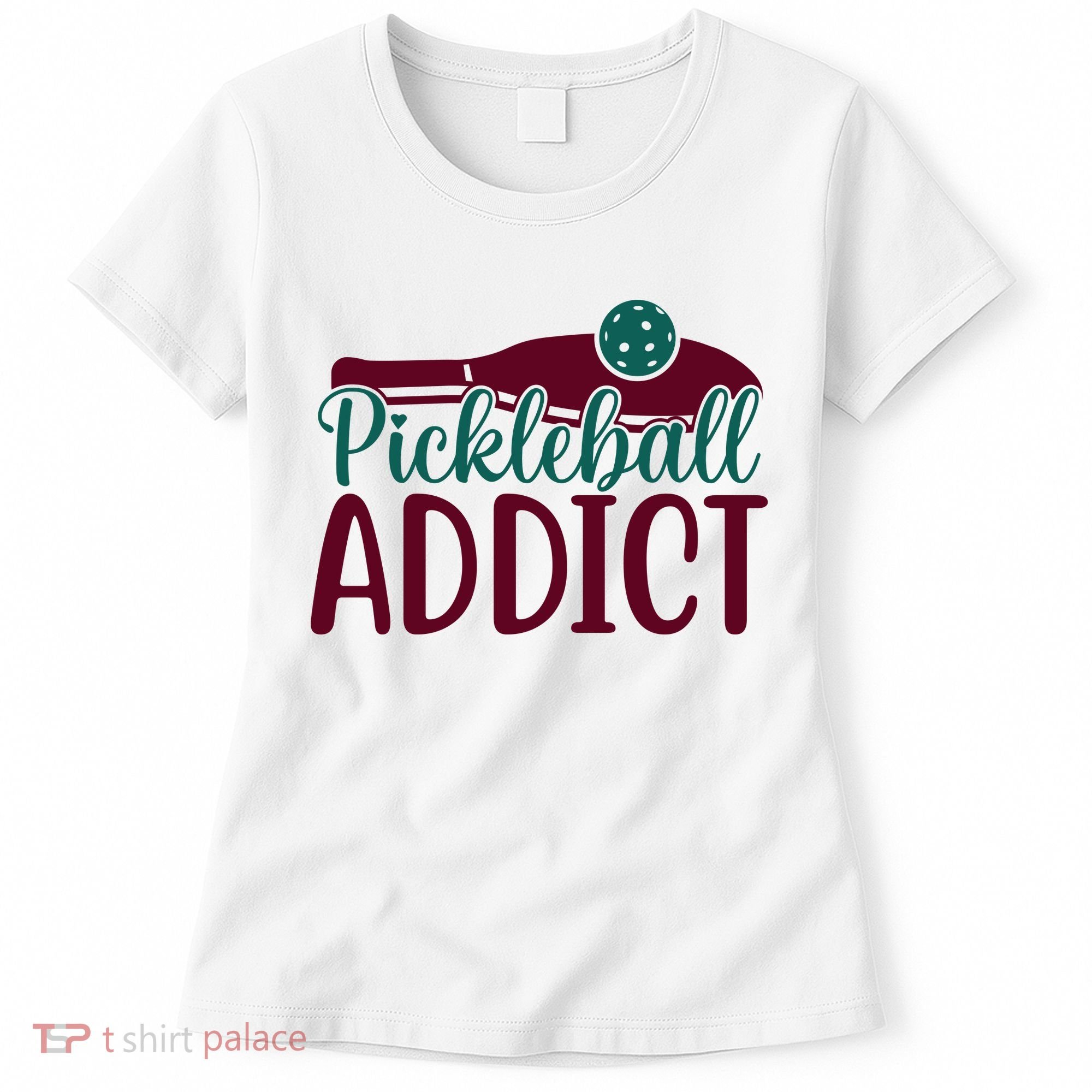Pickleball Addict Gift For Player Sport Team Women's T-Shirt