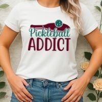 Pickleball Addict Gift For Player Sport Team Women's T-Shirt thumb 2