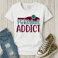 Pickleball Addict Gift For Player Sport Team Women's T-Shirt thumb 3