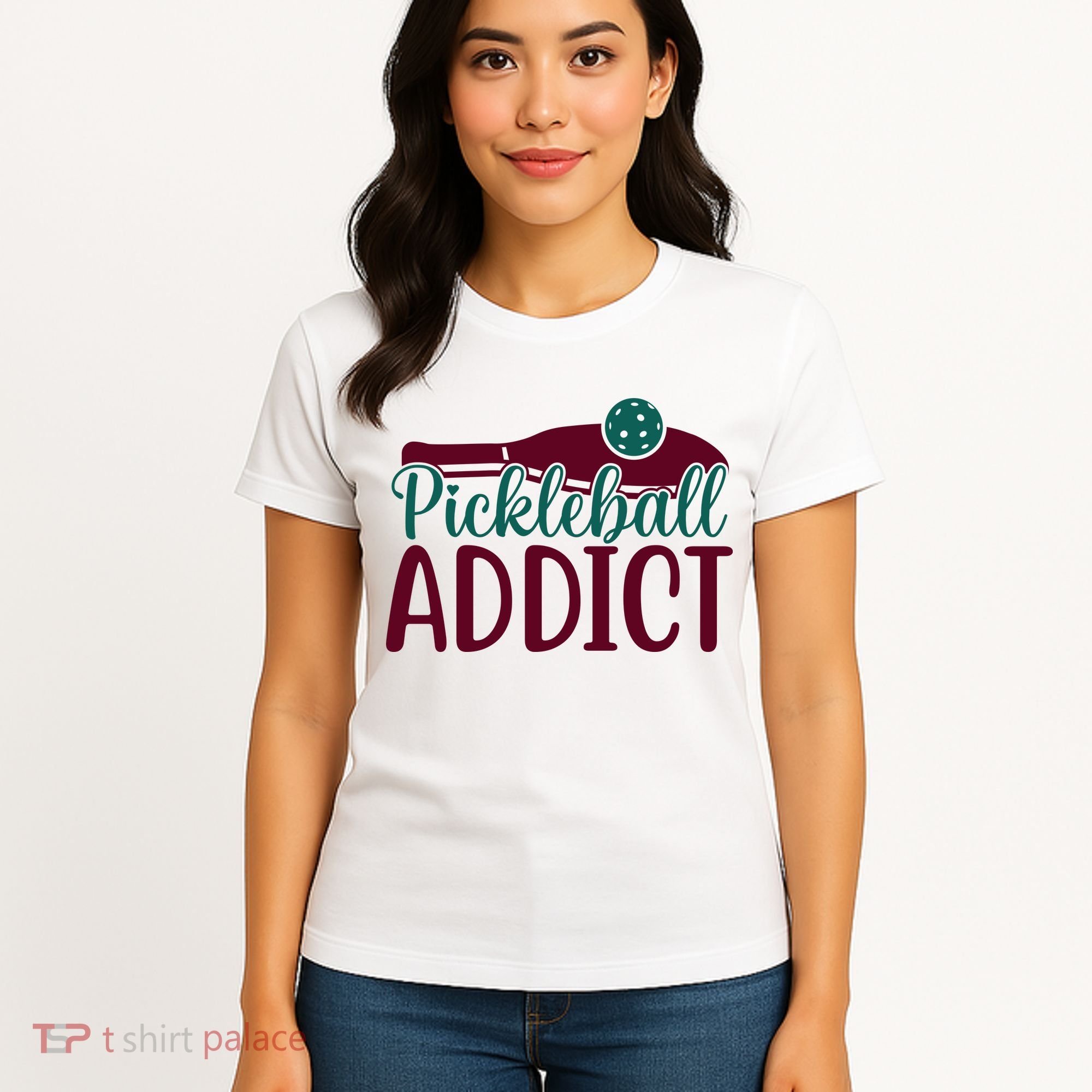 Pickleball Addict Gift For Player Sport Team Women's T-Shirt