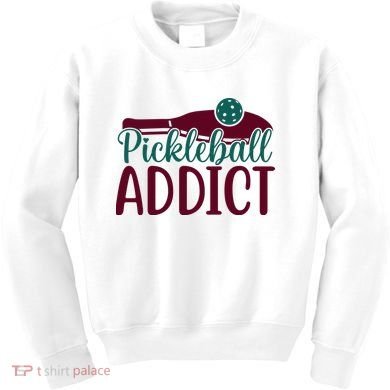 Pickleball Addict Gift For Player Sport Team Kids Sweatshirt