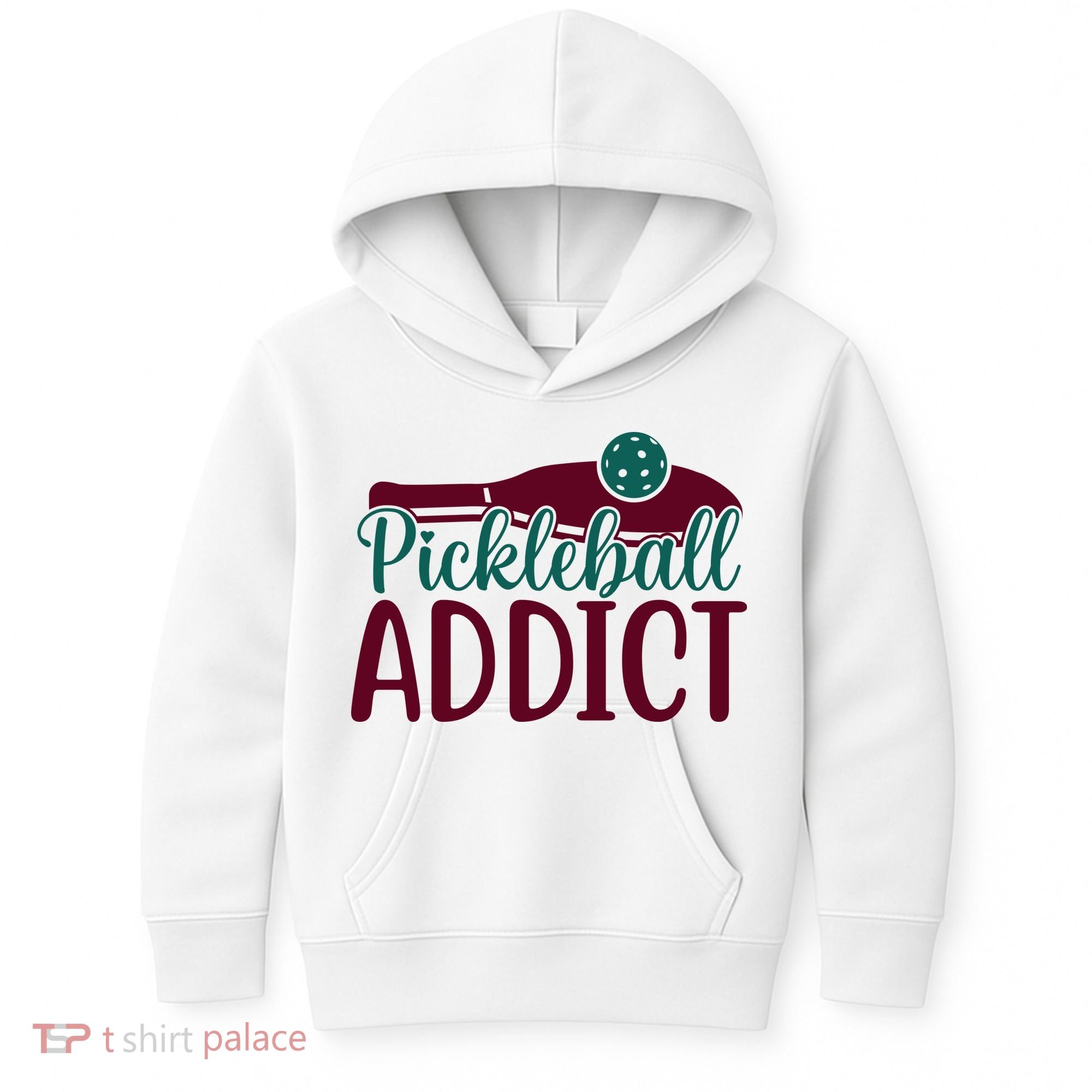 Pickleball Addict Gift For Player Sport Team Kids Hoodie