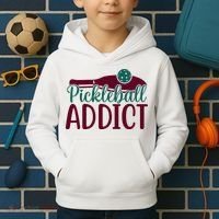 Pickleball Addict Gift For Player Sport Team Kids Hoodie thumb 2