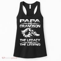 Papa And Grandson The Legend And The Legacy TShirt Women's Tank Top thumb 0