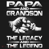 Papa And Grandson The Legend And The Legacy TShirt Women's Tank Top thumb 5