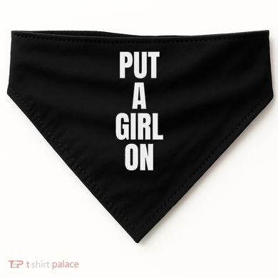 Put A Girl On USA-Made Doggie Bandana