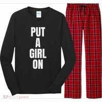 Put A Girl On Long Sleeve Pajama Set thumb 0