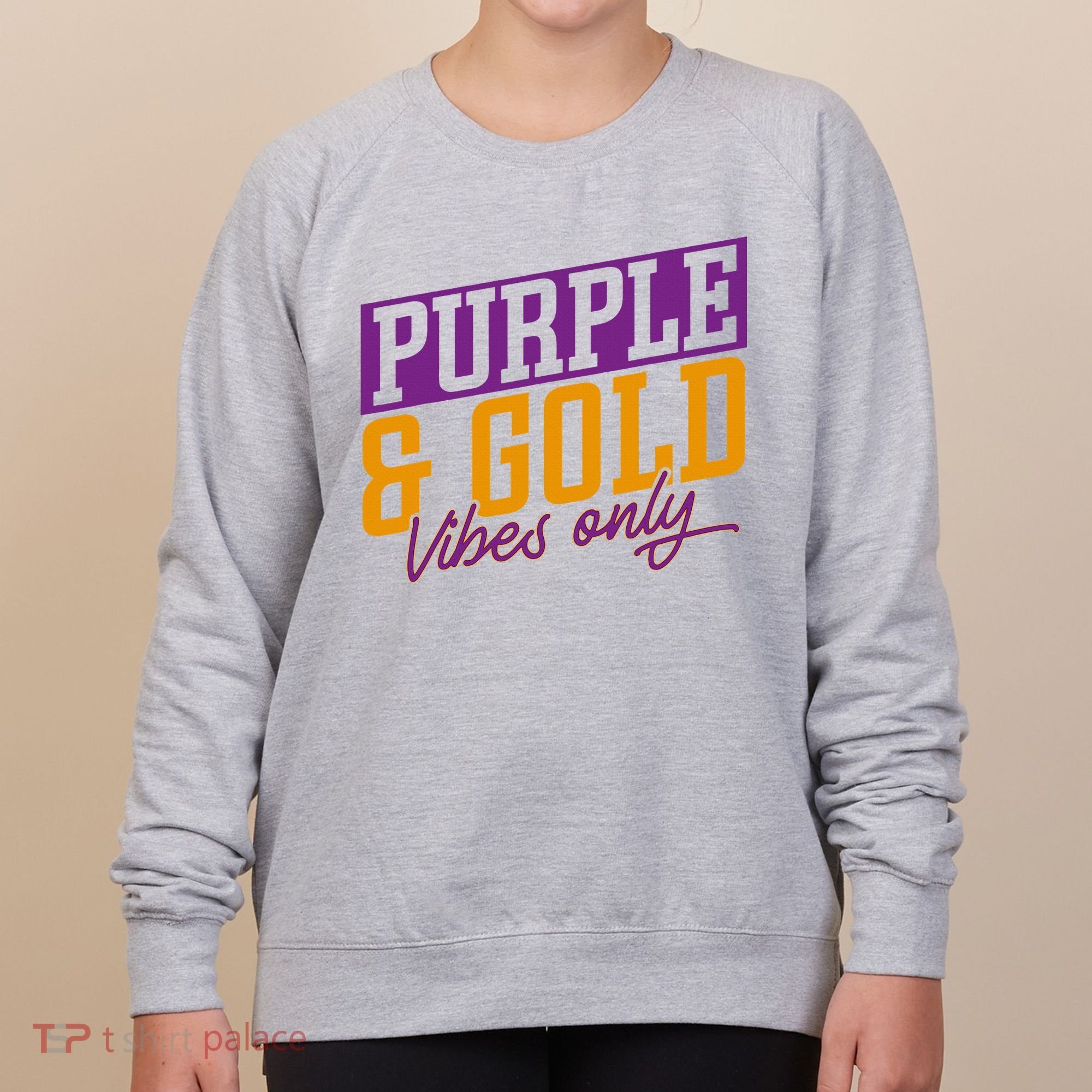 Purple And Gold Vibes Women's Sweatshirt