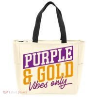 Purple And Gold Vibes Tote Bag thumb 0