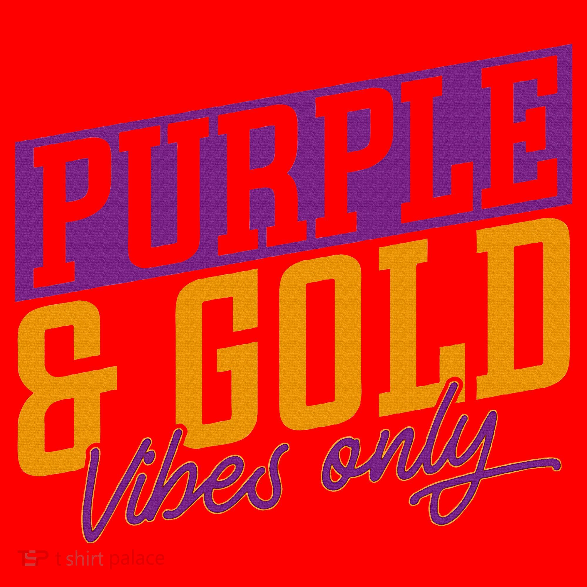 Purple And Gold Vibes Santa Hat