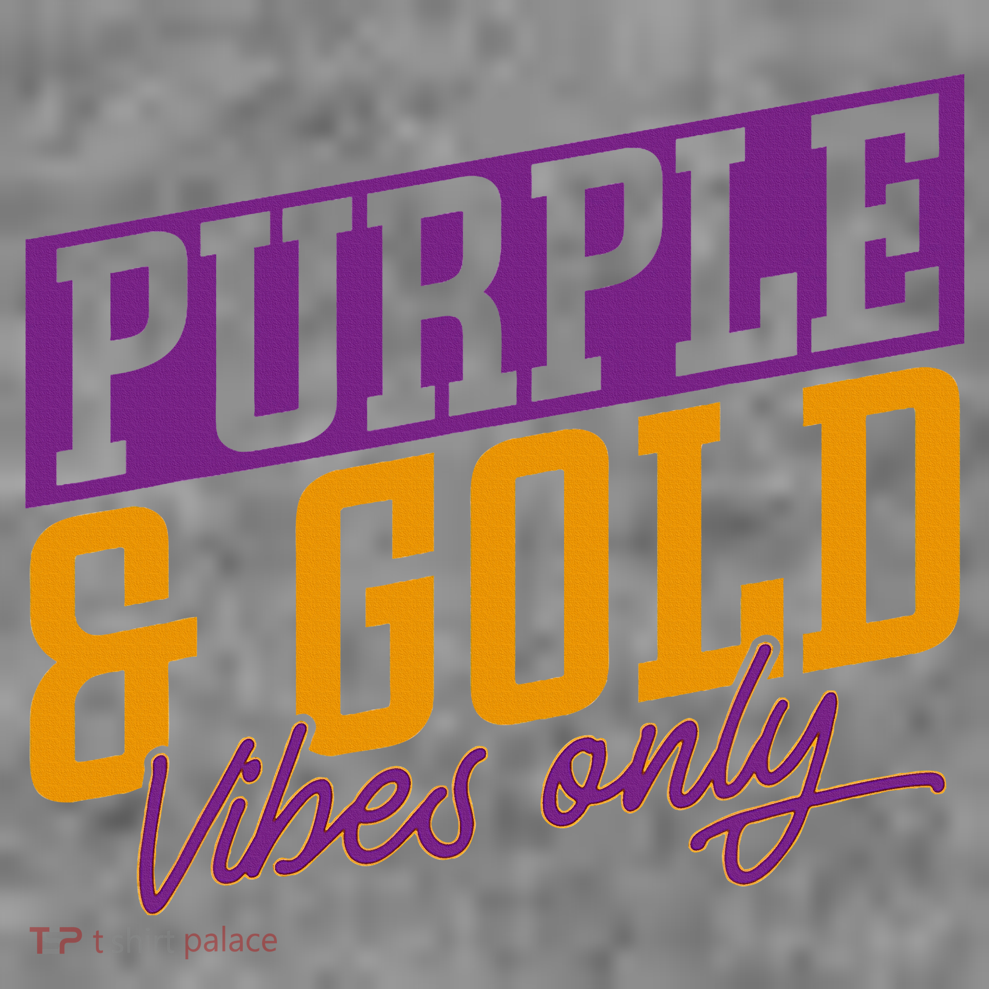 Purple And Gold Vibes Toddler Hoodie