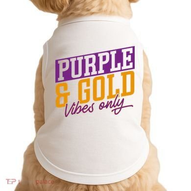 Purple And Gold Vibes Doggie Tank
