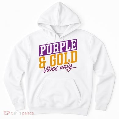 Purple And Gold Vibes Hoodie