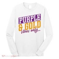 Purple And Gold Vibes Long Sleeve Shirt thumb 0