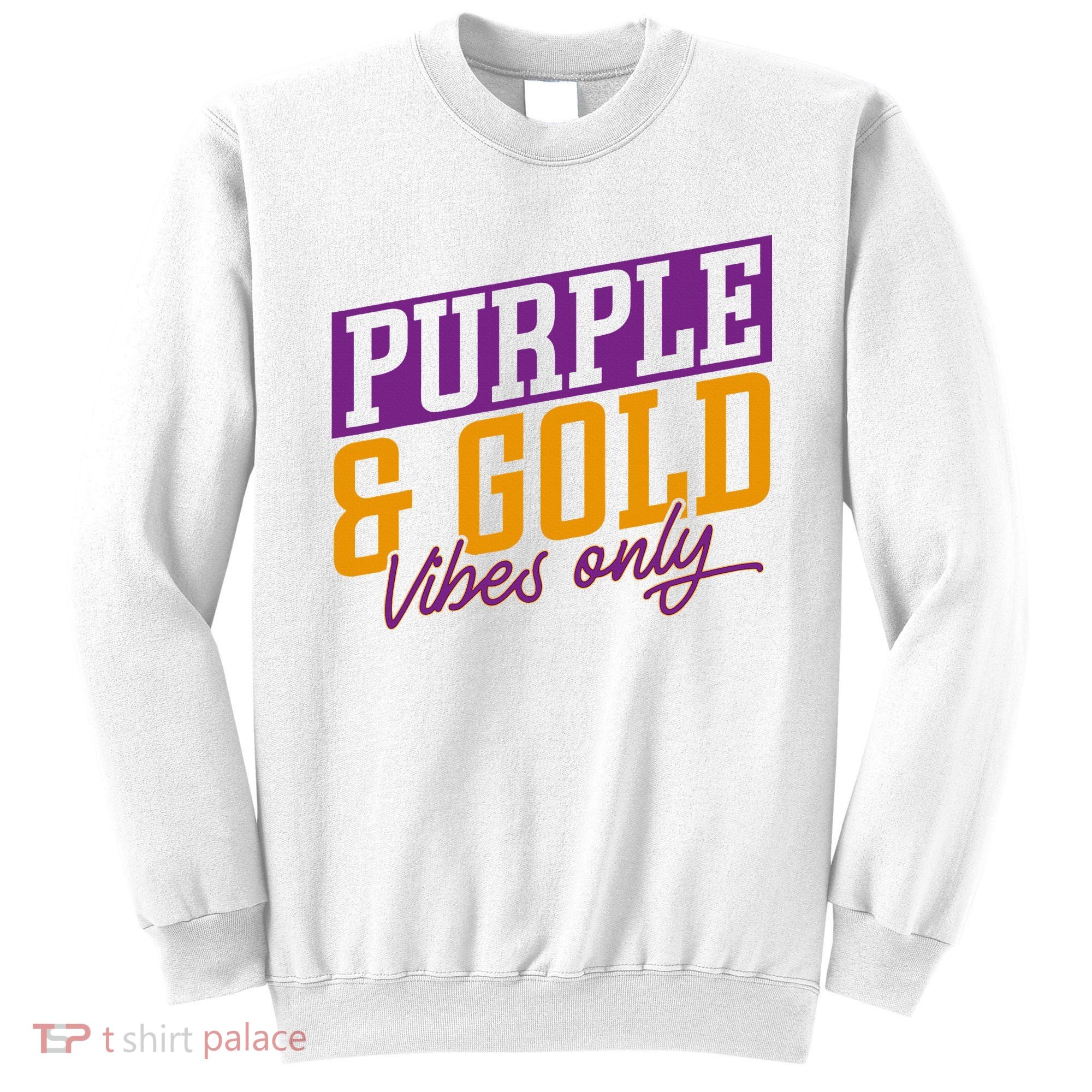 Purple And Gold Vibes Sweatshirt