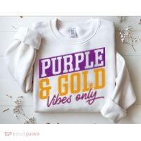 Purple And Gold Vibes Sweatshirt thumb 2