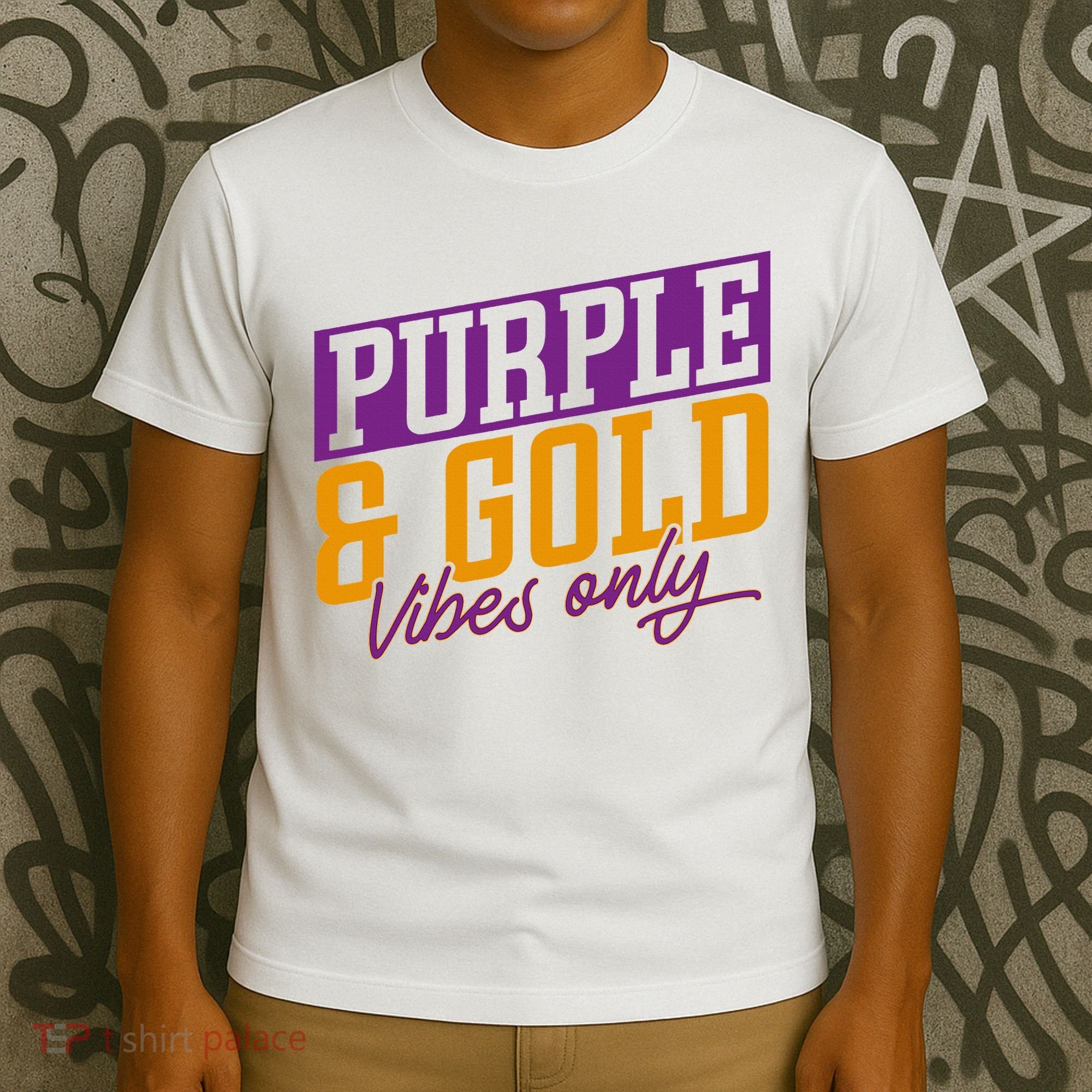 Purple And Gold Vibes T-Shirt
