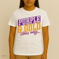 Purple And Gold Vibes T-Shirt thumb 4