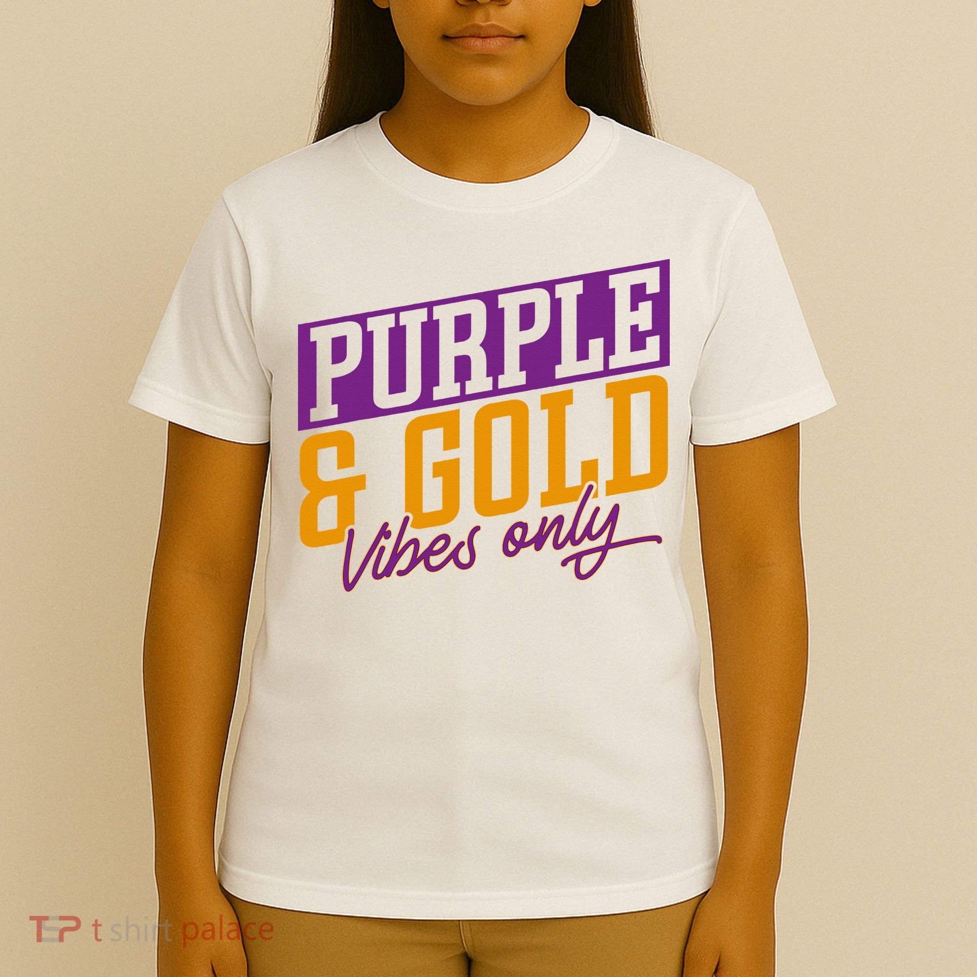 Purple And Gold Vibes T-Shirt