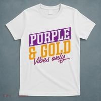 Purple And Gold Vibes T-Shirt thumb 5
