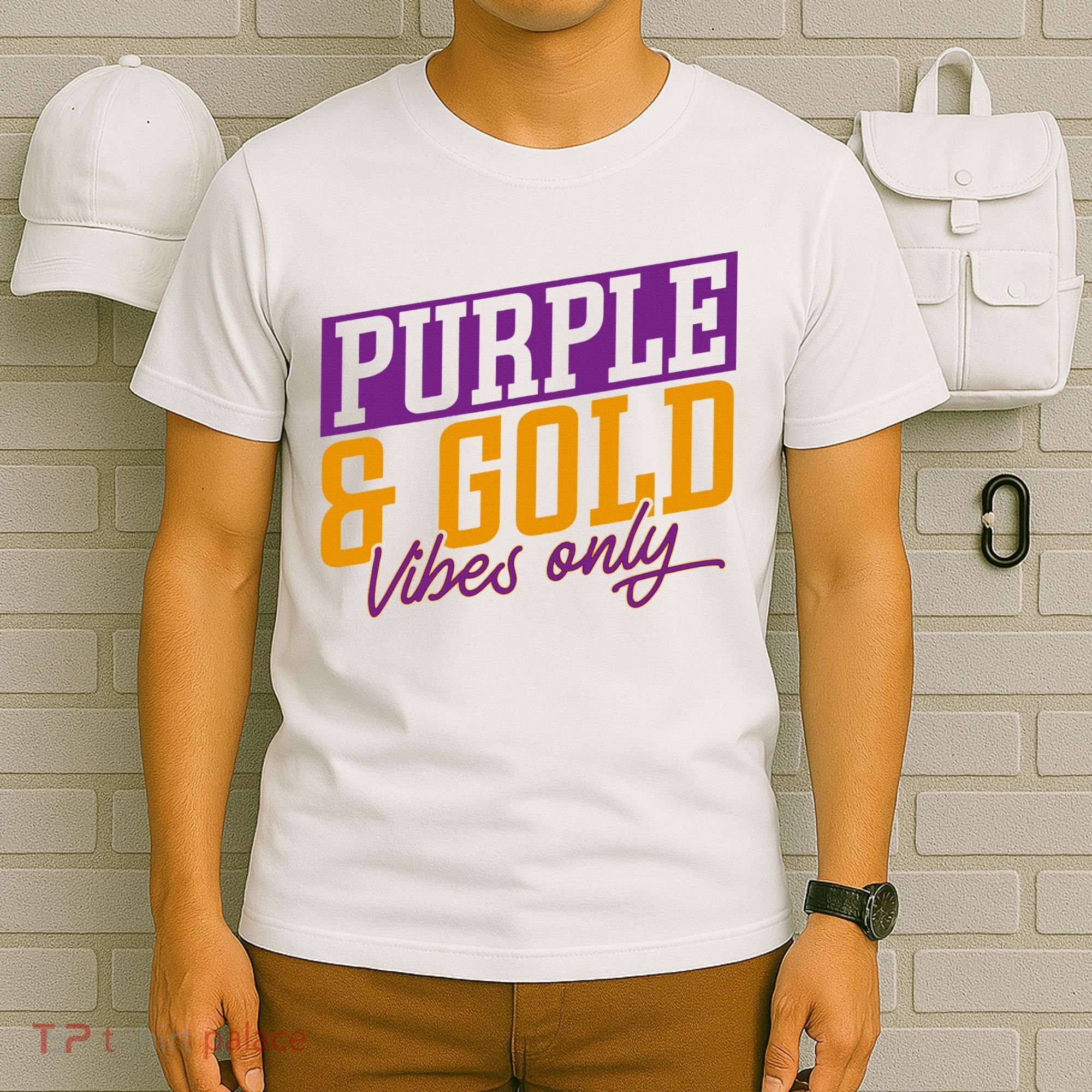 Purple And Gold Vibes T-Shirt