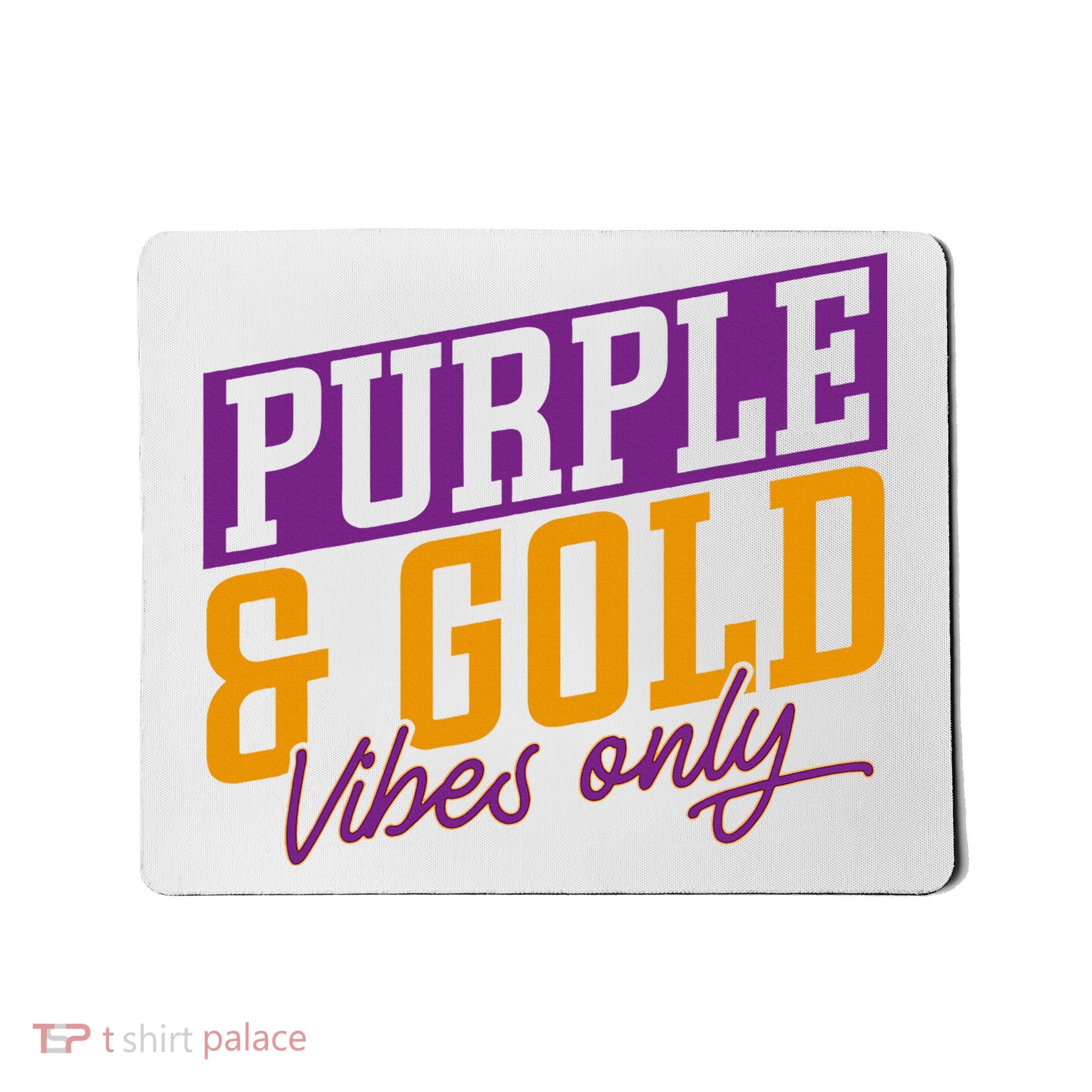 Purple And Gold Vibes Mousepad