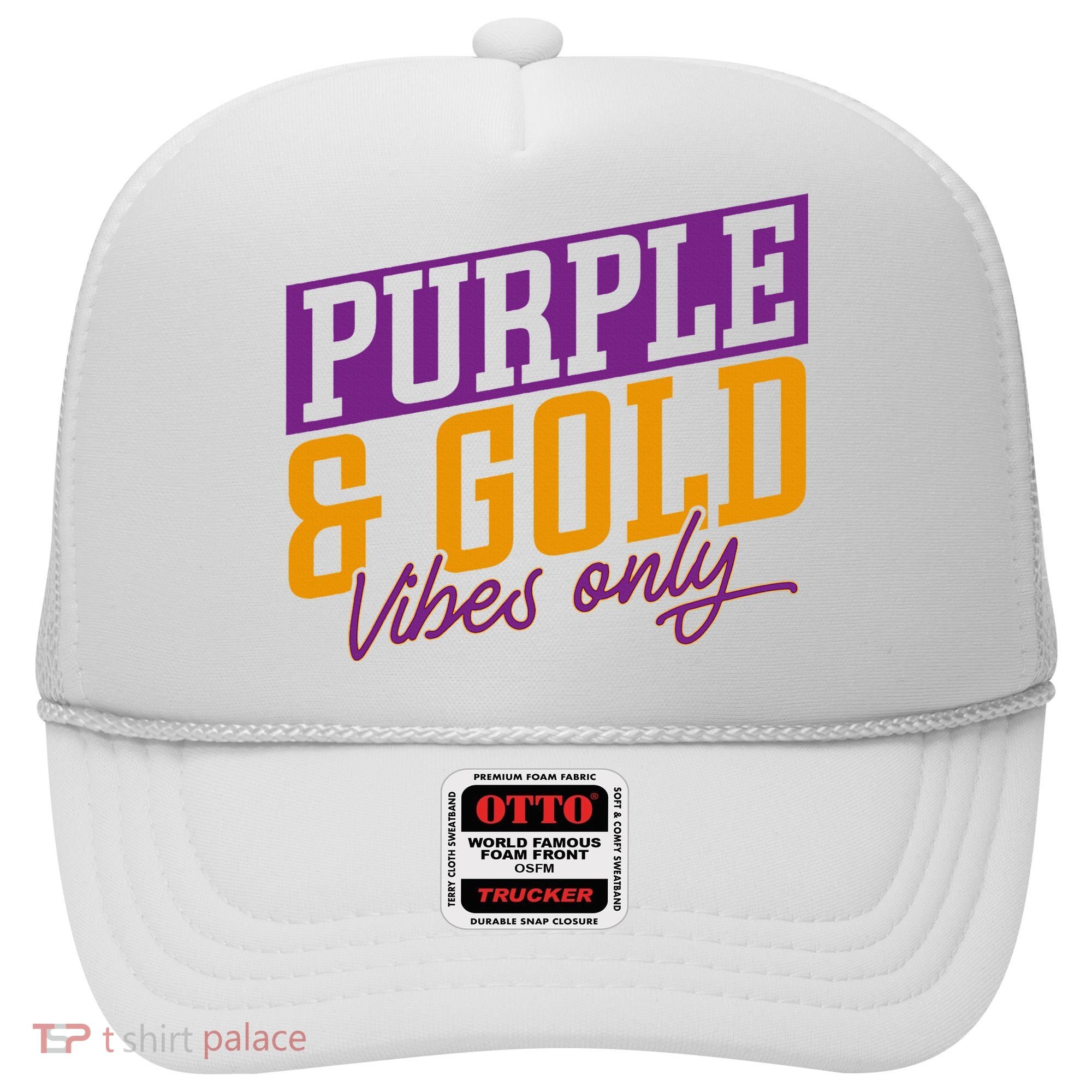 Purple And Gold Vibes Hat
