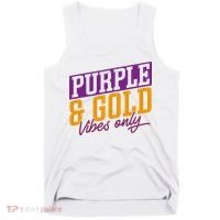 Purple And Gold Vibes Tank Top thumb 0