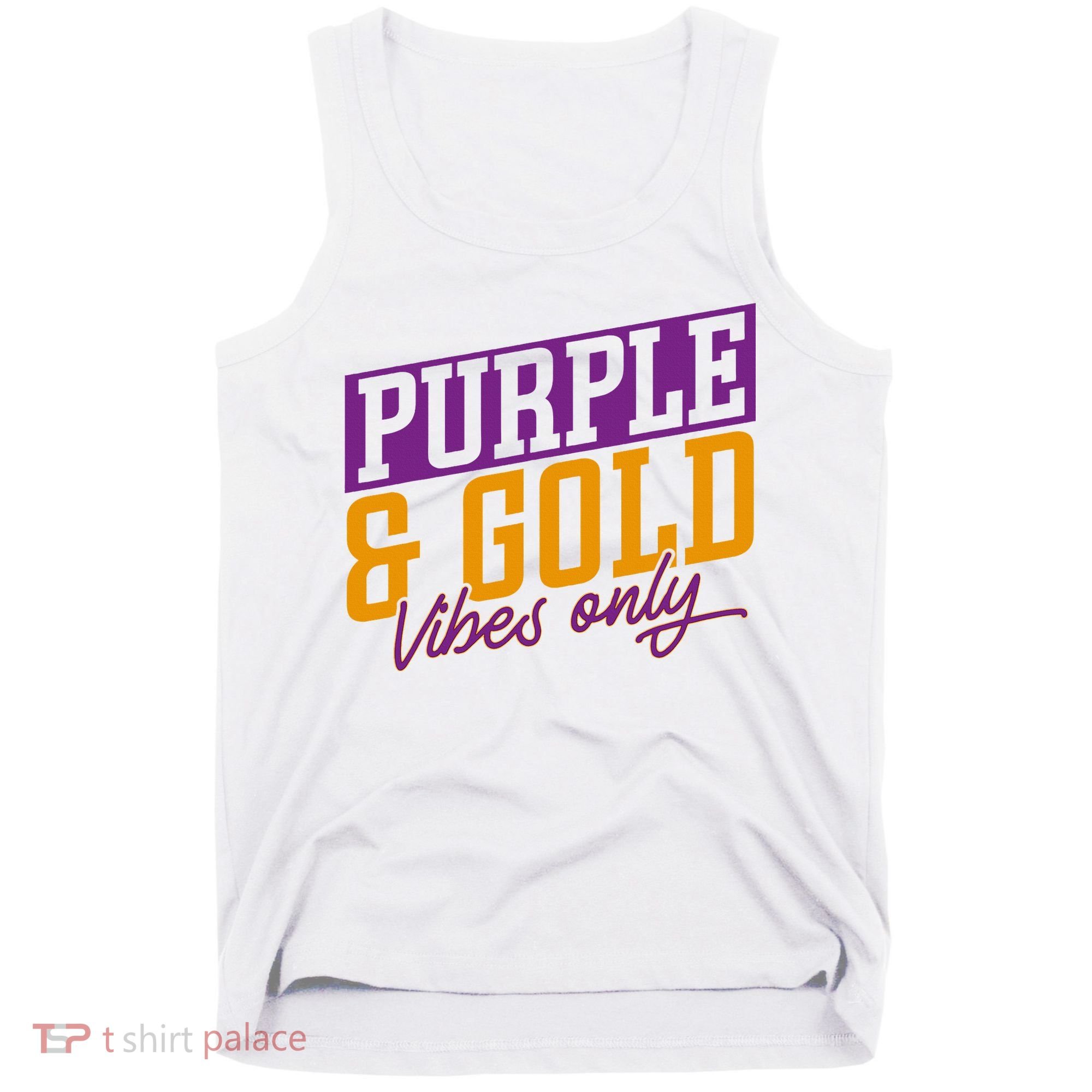Purple And Gold Vibes Tank Top