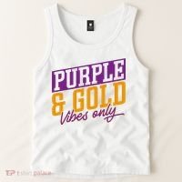 Purple And Gold Vibes Tank Top thumb 2