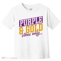 Purple And Gold Vibes Toddler T-Shirt thumb 0