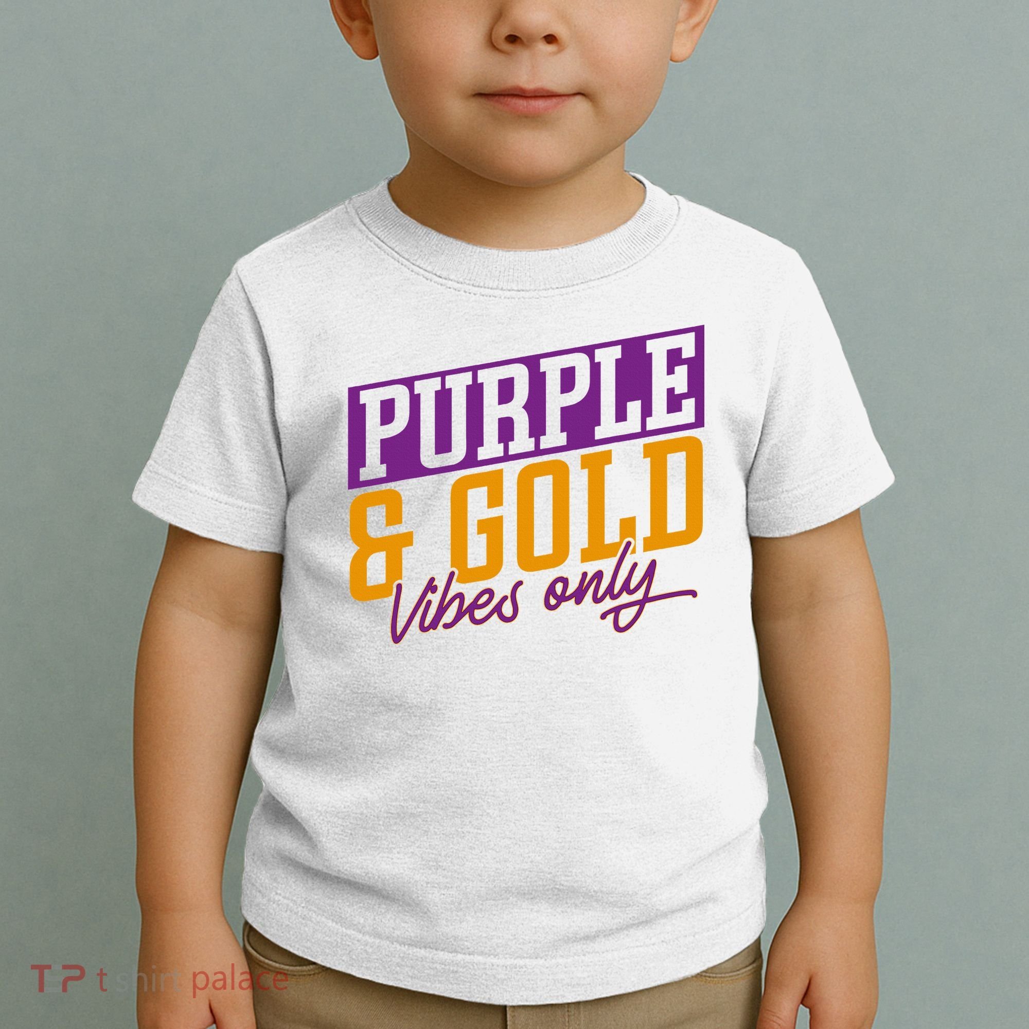 Purple And Gold Vibes Toddler T-Shirt