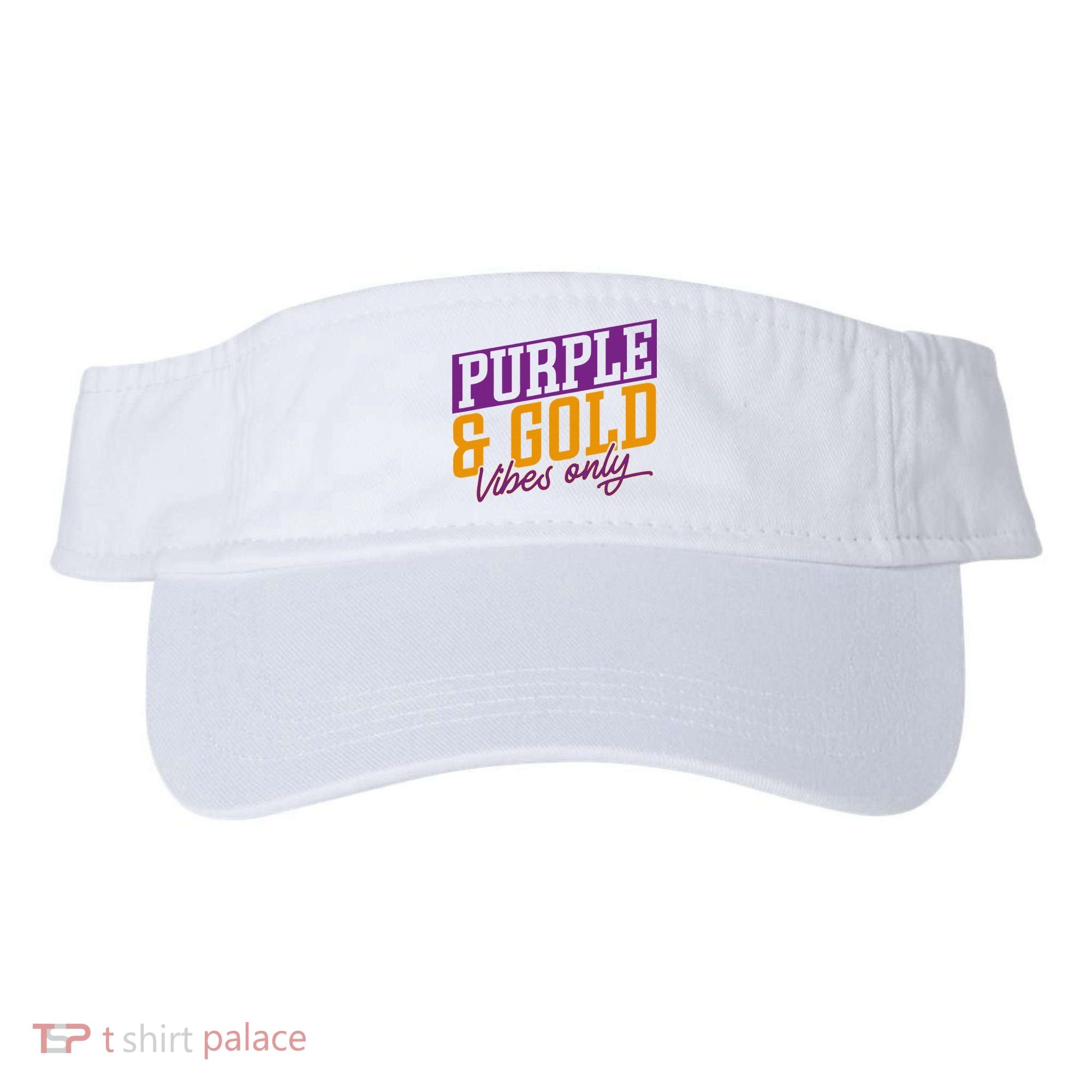 Purple And Gold Vibes Visor