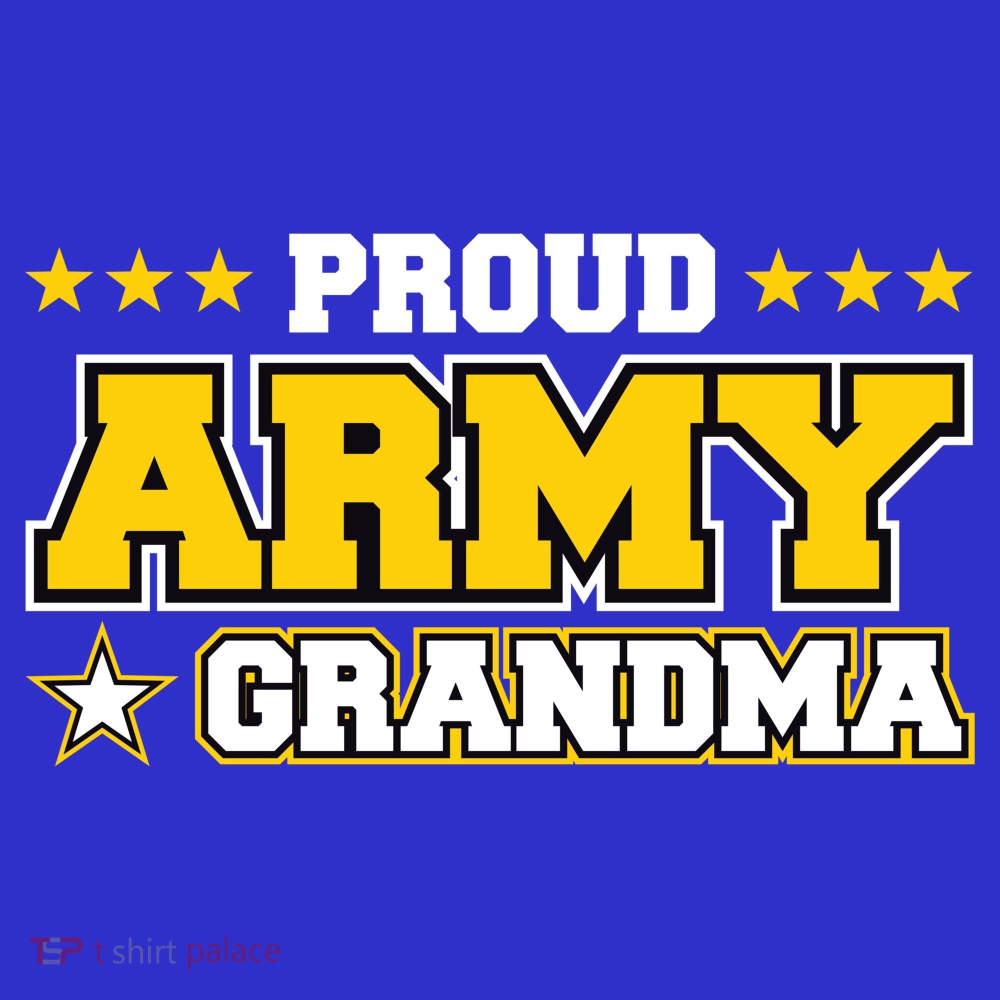 Proud Army Grandma Gift Us Military Grandma Family T-Shirt