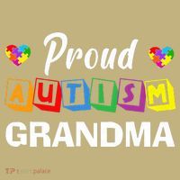 Proud Autism Grandma Autism Awareness Family Matching T-Shirt thumb 7