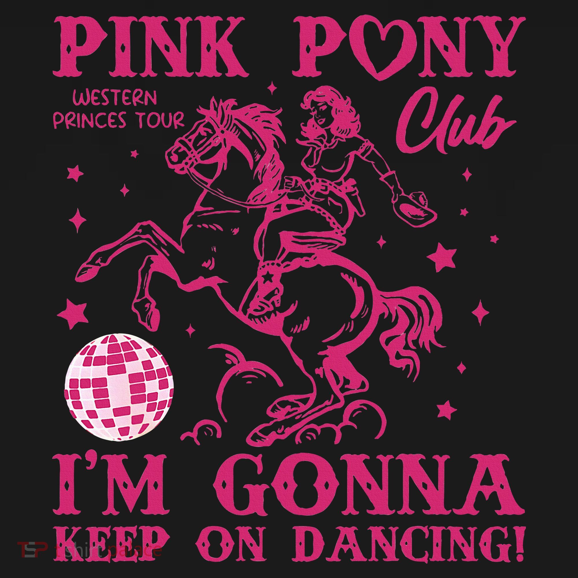 Pony And Heels Lover USA-Made Doggie Bandana