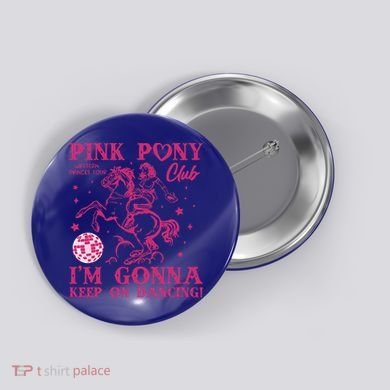Pony And Heels Lover Button