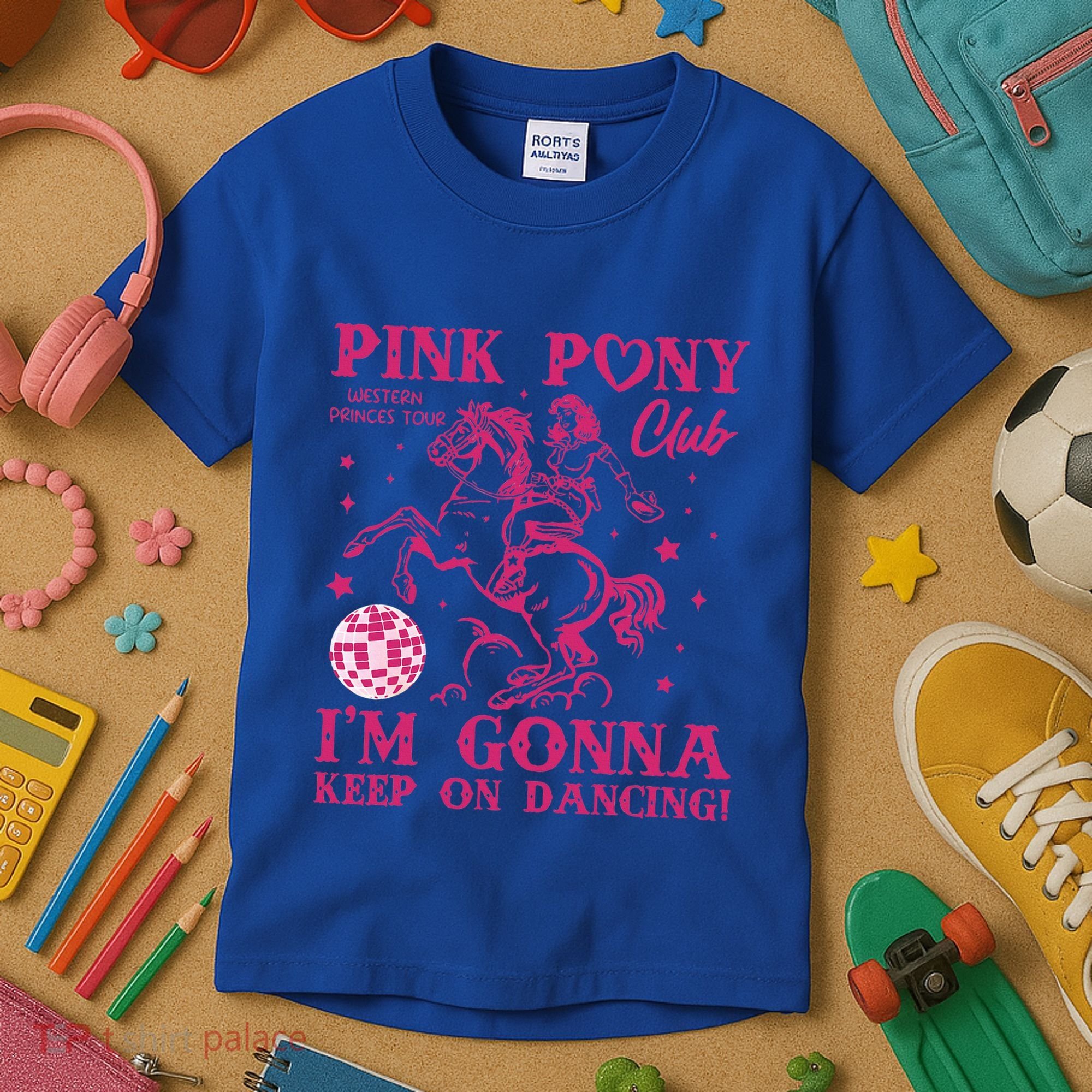 Pony And Heels Lover Kids T-Shirt