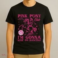 Pony And Heels Lover Girl Dacing Clubs Cowgirl T-Shirt thumb 3