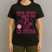 Pony And Heels Lover Girl Dacing Clubs Cowgirl T-Shirt thumb 4